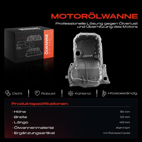Frankberg 1x Ölwanne Motorölwanne für VW Passat 3B2 3B5 Audi A4 Avant 8D2 8D5 B5 A6 4B C5 1.8L Bild Frankberg 1x Ölwanne Motorölwanne für VW Passat 3B2 3B5 Audi A4 Avant 8D2 8D5 B5 A6 4B C5 1.8L