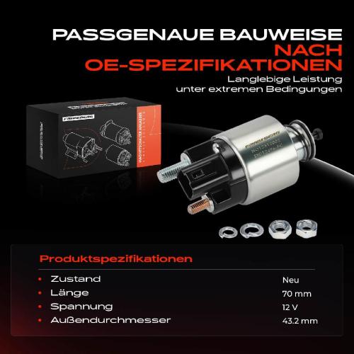 1x Magnetschalter Starter für KIA Pro Cee'D Soul Hyundai i30 i40 iX20 Accent IV Bild 1x Magnetschalter Starter für KIA Pro Cee'D Soul Hyundai i30 i40 iX20 Accent IV