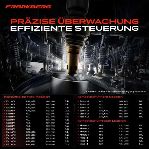Frankberg 1x Lambdasonde Regelsonde Vor Katalysator für Ford Escort V VI AAL KA Orion III Scorpio I Bild Frankberg 1x Lambdasonde Regelsonde Vor Katalysator für Ford Escort V VI AAL KA Orion III Scorpio I