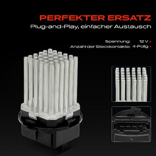1x Widerstand Vorwiderstand Gebläsemotor für VW BMW X5 Citroen C6 Mercedes-Benz Porsche Bild 1x Widerstand Vorwiderstand Gebläsemotor für VW BMW X5 Citroen C6 Mercedes-Benz Porsche