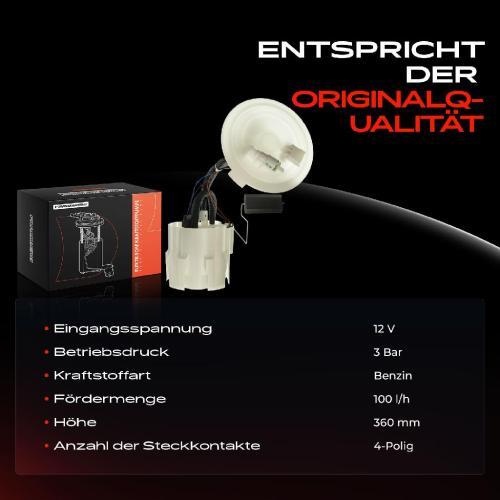 Frankberg 1x Kraftstoffpumpe für Opel Astra H Caravan GTC Kasten/Kombi Stufenheck Twintop 1.2L 1.4L 1.6L 1.8L 2004-2014 Bild Frankberg 1x Kraftstoffpumpe für Opel Astra H Caravan GTC Kasten/Kombi Stufenheck Twintop 1.2L 1.4L 1.6L 1.8L 2004-2014