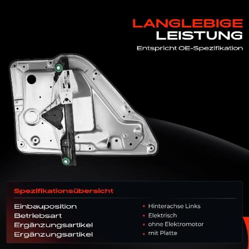 1x Fensterheber Hinten Links für Skoda Fabia I Combi Praktik Stufenheck Bild 1x Fensterheber Hinten Links für Skoda Fabia I Combi Praktik Stufenheck