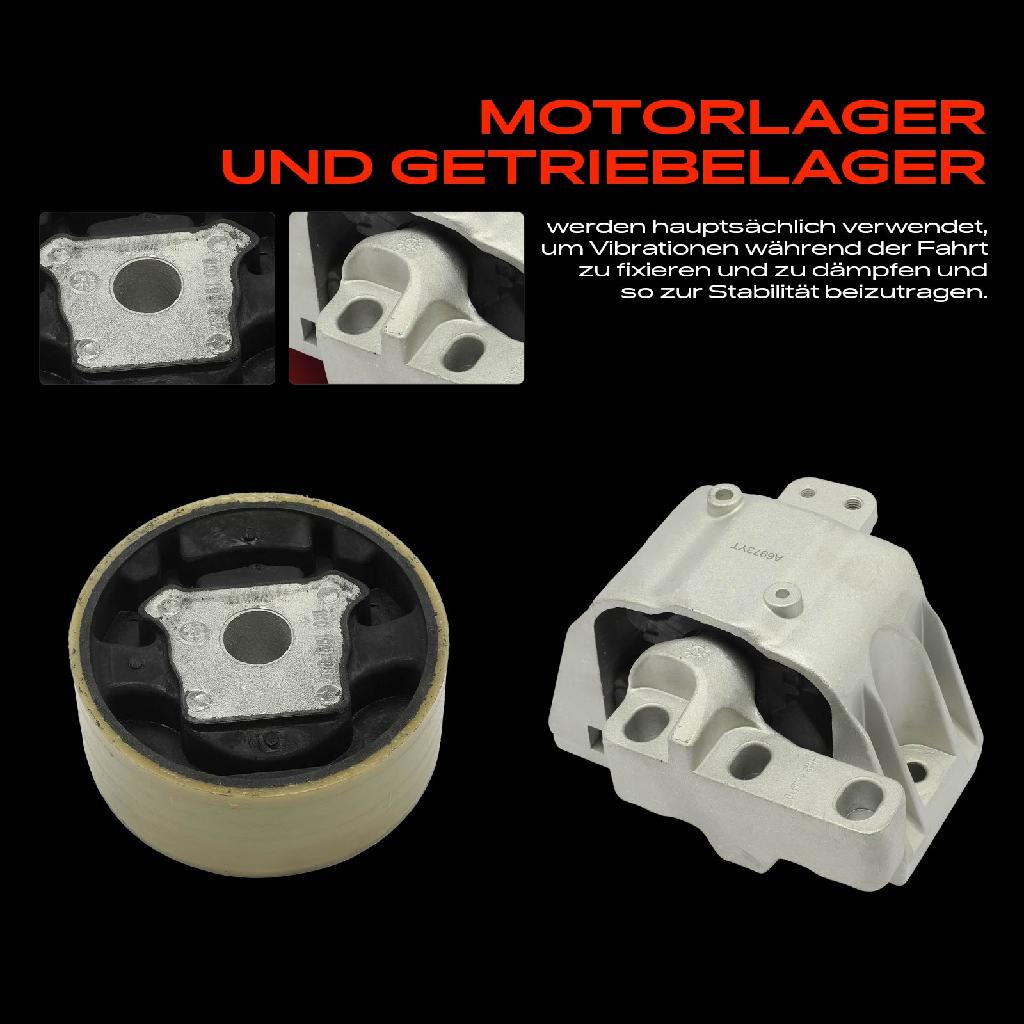6x Motorlager Getriebelager Links für VW Golf VI Variant Passat AUDI TT 8J