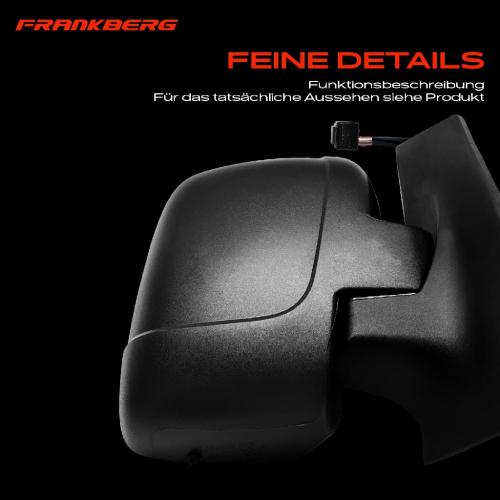 Frankberg 1x Außenspiegel Rechts für Citroën Jumpy VF7 Fiat Scudo 270 Peugeot Expert 272 Bild Frankberg 1x Außenspiegel Rechts für Citroën Jumpy VF7 Fiat Scudo 270 Peugeot Expert 272
