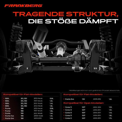 1x Achskörper Achsträger Motorträger Hinterachse für Opel Corsa D S07 Fiat 500L Grande Punto Bild 1x Achskörper Achsträger Motorträger Hinterachse für Opel Corsa D S07 Fiat 500L Grande Punto