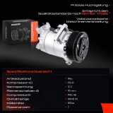 1x Klimakompressor für Renault X-Trail T31 Megane II Nissan Qashqai  I