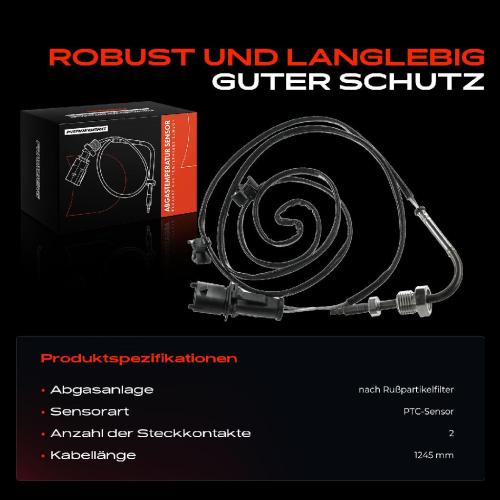 1x Abgastemperatursensor für Opel Astra H Combo Meriva 2003-2011 Bild 1x Abgastemperatursensor für Opel Astra H Combo Meriva 2003-2011