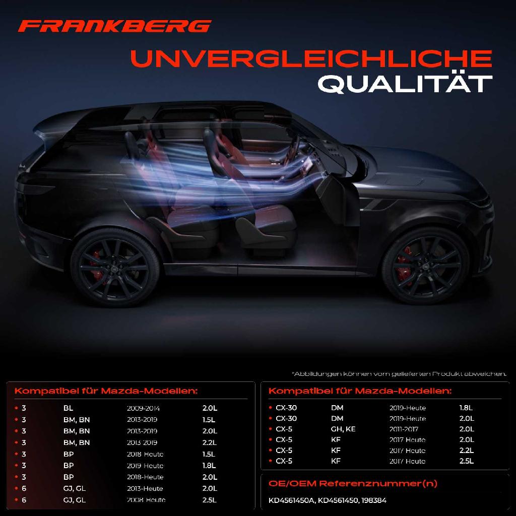 1x Magnetkupplung Klimakompressor für Mazda 3 BL BM BN BP 6 GJ GL CX-5 GH KE KF DM