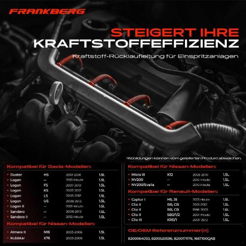 1x Leckkraftstoff für Nissan Micra III Note Renault Clio 2 3 Kangoo Dacia Logan Bild 1x Leckkraftstoff für Nissan Micra III Note Renault Clio 2 3 Kangoo Dacia Logan