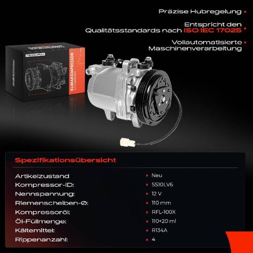 1x Klimakompressor für Suzuki Grand Vitara I Baleno EG Swift II Vitara Bild 1x Klimakompressor für Suzuki Grand Vitara I Baleno EG Swift II Vitara