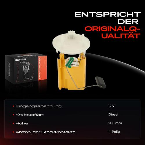 Frankberg 1x Kraftstoffpumpe für Dacia Duster HS 1.5L 2010-2018 Bild Frankberg 1x Kraftstoffpumpe für Dacia Duster HS 1.5L 2010-2018