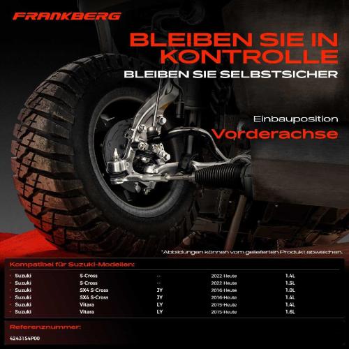 2x Lagerbuchse Vorderachse für Suzuki S-Cross SX4 S-Cross JY Vitara LY 1.4L 1.5L 1.0L 1.6L Bj ab 2015 Bild 2x Lagerbuchse Vorderachse für Suzuki S-Cross SX4 S-Cross JY Vitara LY 1.4L 1.5L 1.0L 1.6L Bj ab 2015
