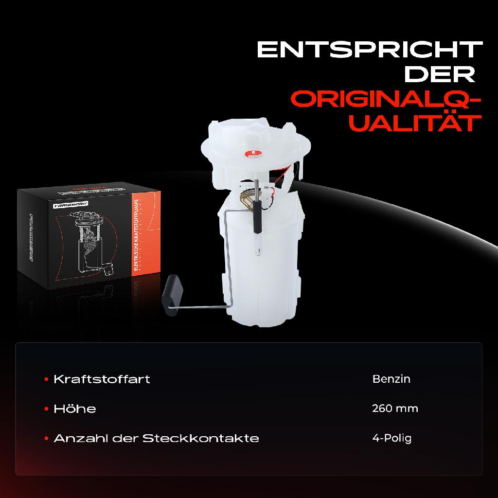 1x Kraftstoffpumpe für Renault Master III Bus JV Master III Kasten FV Master III Pritsche/Fahrgestell EV HV UV