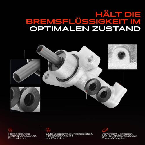 1x Hauptbremszylinder Bremszylinder für Opel Vectra B J96 CC Caravan 38 31 1995-1997 Bild 1x Hauptbremszylinder Bremszylinder für Opel Vectra B J96 CC Caravan 38 31 1995-1997