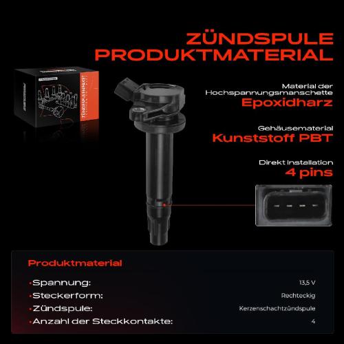 Frankberg 1x Zündmodul Zündspule für Daihatsu Copen L880 L881 Materia M4 Sirion M3 Terios F7 J2 1.3L 1.5L Bj ab 2005 Bild Frankberg 1x Zündmodul Zündspule für Daihatsu Copen L880 L881 Materia M4 Sirion M3 Terios F7 J2 1.3L 1.5L Bj ab 2005
