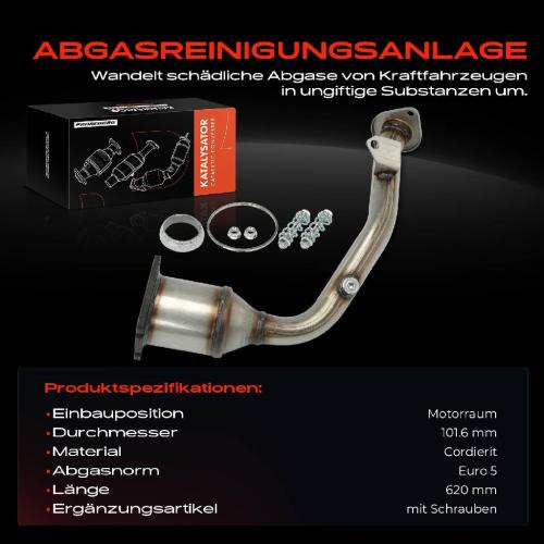 1x Katalysator für Citroën C2 JM C3 I FC FN Peugeot 207 1.4L Bild 1x Katalysator für Citroën C2 JM C3 I FC FN Peugeot 207 1.4L