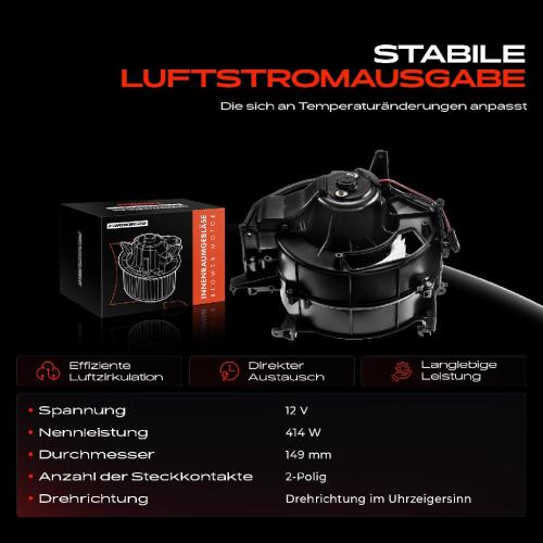 Frankberg 1x Gebläsemotor Innenraumgebläse für Audi A6 Allroad Avant 4F2 R8 Spyder 427 429 Bild Frankberg 1x Gebläsemotor Innenraumgebläse für Audi A6 Allroad Avant 4F2 R8 Spyder 427 429