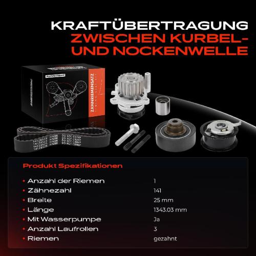 1x Zahnriemensatz Zahnriemen Wasserpumpe für VW Golf 4 Skoda Octavia I Audi A3 Seat Bild 1x Zahnriemensatz Zahnriemen Wasserpumpe für VW Golf 4 Skoda Octavia I Audi A3 Seat