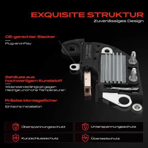 1x Lichtmaschinenregler Generatorregler für Citroën C3 Xsara Peugeot 306 Cabriolet Bild 1x Lichtmaschinenregler Generatorregler für Citroën C3 Xsara Peugeot 306 Cabriolet