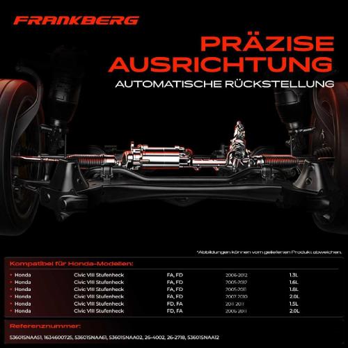 1x Lenkgetriebe Servolenkgetriebe für Honda Civic VIII Stufenheck FA FD Bild 1x Lenkgetriebe Servolenkgetriebe für Honda Civic VIII Stufenheck FA FD