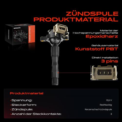 Frankberg 1x Zündmodul Zündspule für BMW 3er Cabriolet Coupe Touring E36 E46 5er Touring E39 E38 E31 E53 E52 Bild Frankberg 1x Zündmodul Zündspule für BMW 3er Cabriolet Coupe Touring E36 E46 5er Touring E39 E38 E31 E53 E52