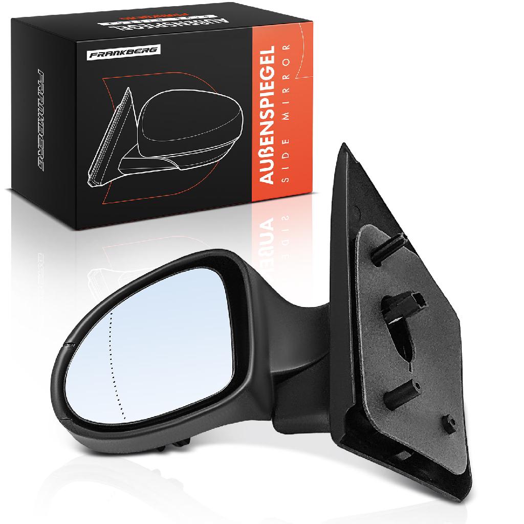 Frankberg 1x Außenspiegel Links für Renault Twingo I Twingo II S06 CN0 1.2L 1.5L 1.6L Bj ab 2001