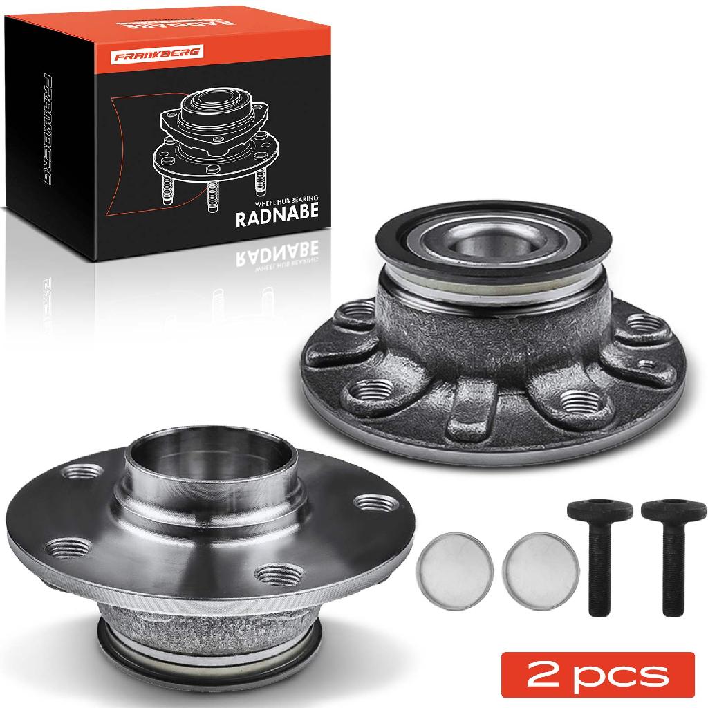 Frankberg 2x Radnabe Radlagersatz Hinterachse beidseitig für VW Beetle Golf Plus Van Sportsvan V Audi A3 Cabriolet