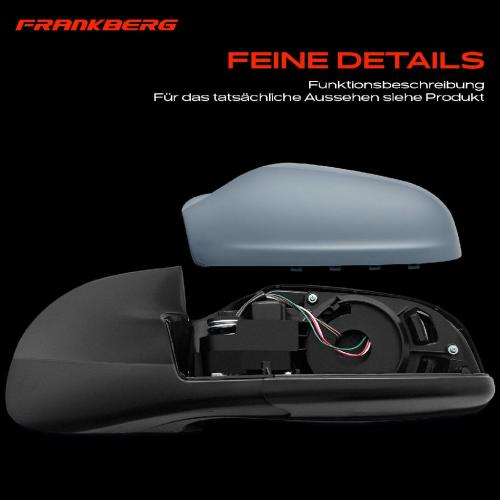Frankberg 1x Außenspiegel Links für Opel Astra G Caravan T98 F35 1998-2009 Bild Frankberg 1x Außenspiegel Links für Opel Astra G Caravan T98 F35 1998-2009