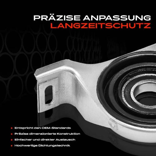 1x Lagerung Gelenkwelle Kardanwellenlager für Mercedes-Benz W204 W212 S212 C207 C218 Bild 1x Lagerung Gelenkwelle Kardanwellenlager für Mercedes-Benz W204 W212 S212 C207 C218