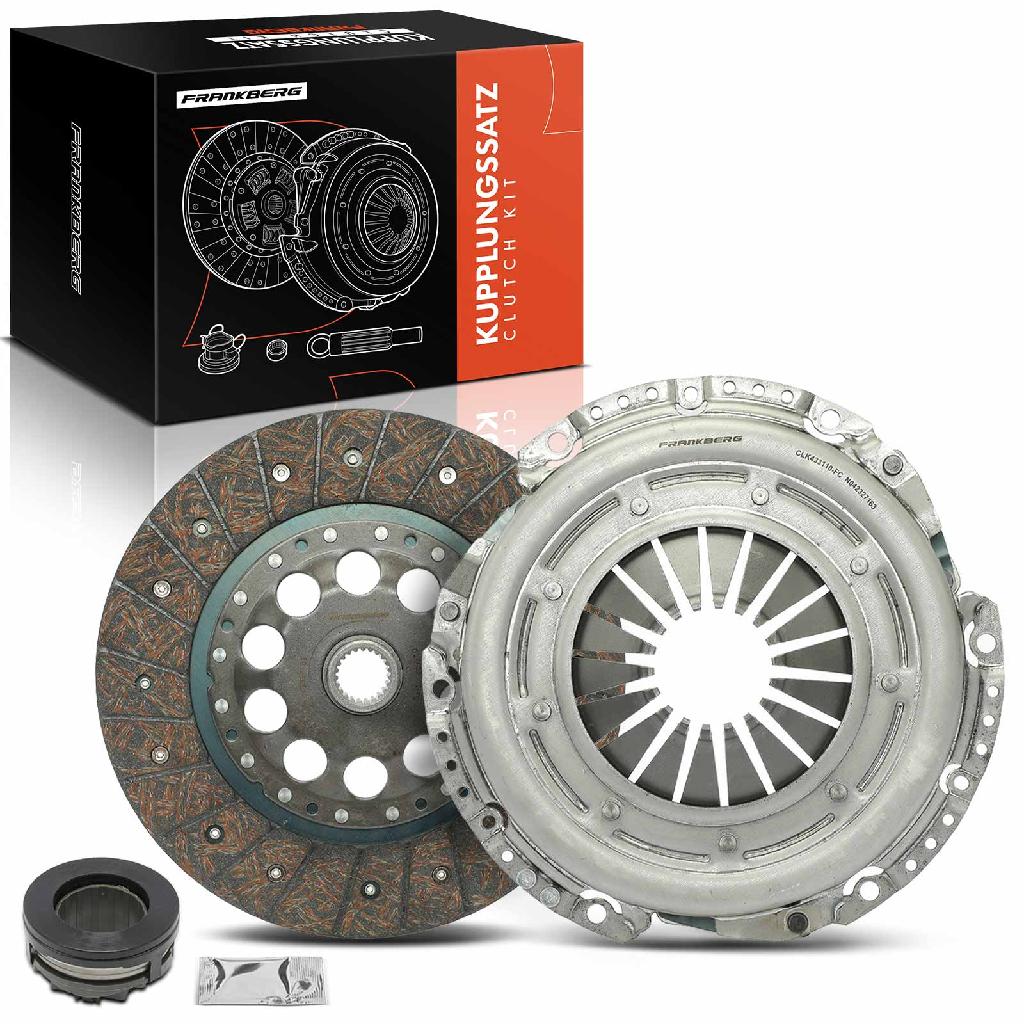 Frankberg 1x Kupplungssatz für Audi A4 800 8EC A4 Avant 800000 8ED A4 Cabriolet 8H7 8HE A6 4F2 A6 Allroad 4FH