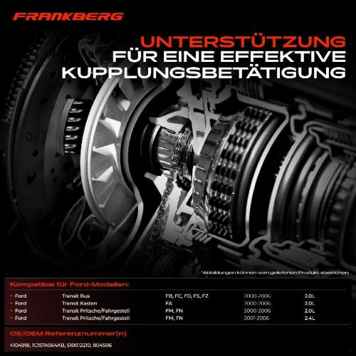 1x Zentralausrücker Kupplung für Ford Transit Bus Kasten Pritsche/Fahrgestell Bild 1x Zentralausrücker Kupplung für Ford Transit Bus Kasten Pritsche/Fahrgestell
