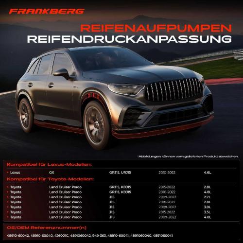 1x Luftfederung Kompressor für Lexus GX 460 Toyota Land Cruiser Prado J15 Bild 1x Luftfederung Kompressor für Lexus GX 460 Toyota Land Cruiser Prado J15