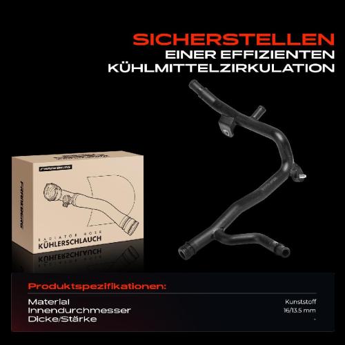 1x Kühlerschlauch Kühlwasserschlauch für VW Golf Plus V Jetta III Audi A3 Skoda Octavia II Bild 1x Kühlerschlauch Kühlwasserschlauch für VW Golf Plus V Jetta III Audi A3 Skoda Octavia II