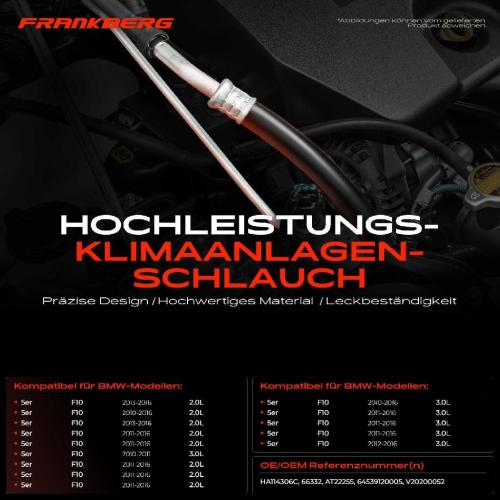 1x Niederdruckleitung Klimaanlage für BMW 5er F10 F18 F07 F11 6er F06 F12 F13 7er Bild 1x Niederdruckleitung Klimaanlage für BMW 5er F10 F18 F07 F11 6er F06 F12 F13 7er