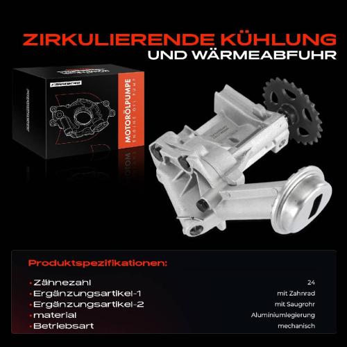 Frankberg 1x Ölpumpe für Renault Clio I II Kangoo Megane I Grandtour Sandero Thalia Bild Frankberg 1x Ölpumpe für Renault Clio I II Kangoo Megane I Grandtour Sandero Thalia