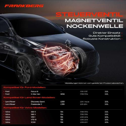 1x Steuerventil Nockenwellenverstellung für Ford Mondeo IV Focus S-Max Land Rover Range Rover Bild 1x Steuerventil Nockenwellenverstellung für Ford Mondeo IV Focus S-Max Land Rover Range Rover