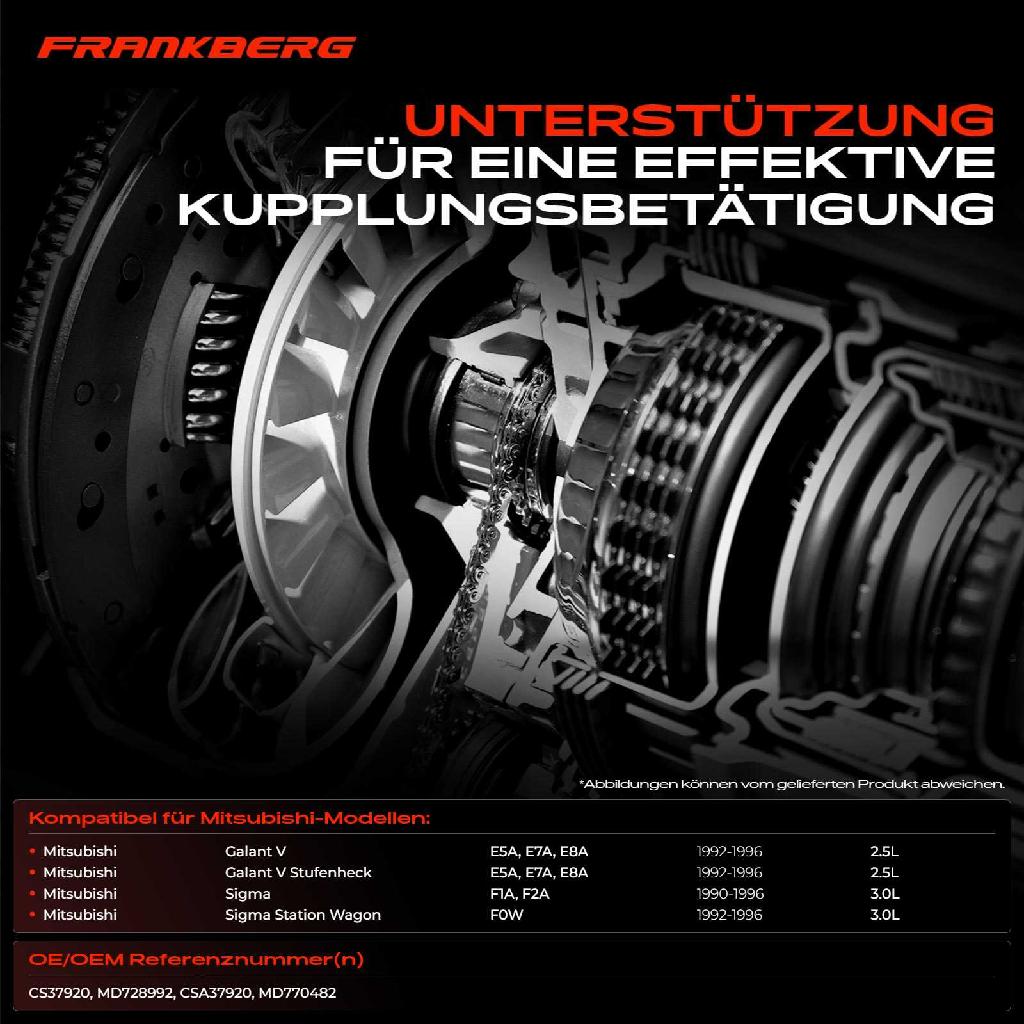 1x Kupplungsnehmerzylinder für Mitsubishi Galant V E5A E7A E8A Sigma F1A F2A F0W