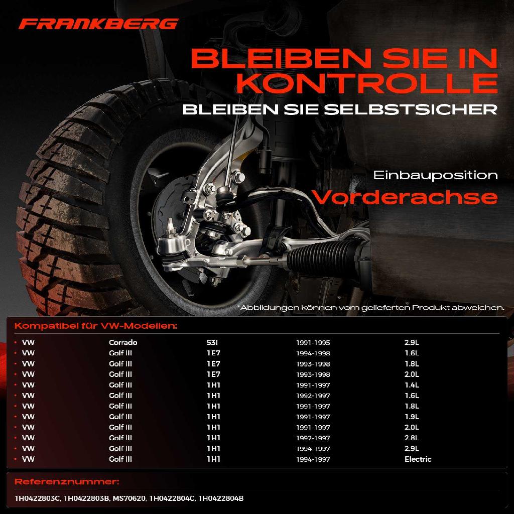 1x Querlenker Satz Vorderachse für VW Corrado Golf III Cabriolet Variant Vento 2.9L 2.8L 1991-1999