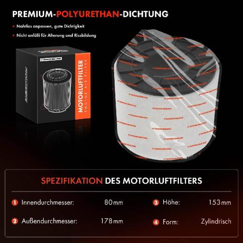 2x Luftfilter Filtereinsatz für Audi A4 8W2 8WC A5 F53 F5A Q5 FYB FYG Diesel 2.0 TDI Bild 2x Luftfilter Filtereinsatz für Audi A4 8W2 8WC A5 F53 F5A Q5 FYB FYG Diesel 2.0 TDI