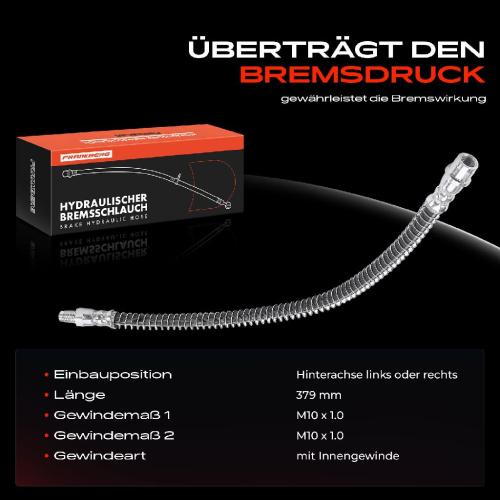 1x Bremsschlauch Bremsschläuche Hinterachse Links oder Rechts für Mercedes-Benz S-Klasse W221 W222 C216 Bild 1x Bremsschlauch Bremsschläuche Hinterachse Links oder Rechts für Mercedes-Benz S-Klasse W221 W222 C216