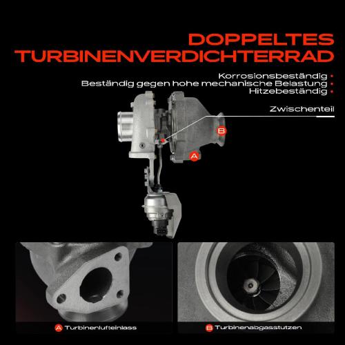 1x Abgasturbolader für Fiat Bravo II 198 Freemont 345 Lancia Delta III 844 2.0L 2008-2015 Bild 1x Abgasturbolader für Fiat Bravo II 198 Freemont 345 Lancia Delta III 844 2.0L 2008-2015