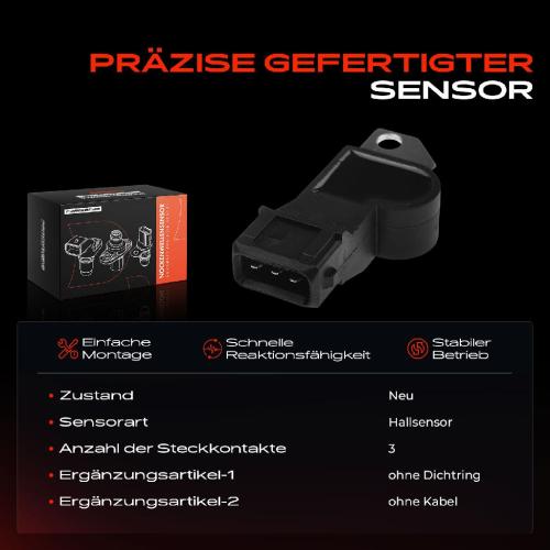 1x Nockenwellenposition Sensor für Daewoo Lanos KLAT Nubira J100 KLAJ 1.6L Bild 1x Nockenwellenposition Sensor für Daewoo Lanos KLAT Nubira J100 KLAJ 1.6L