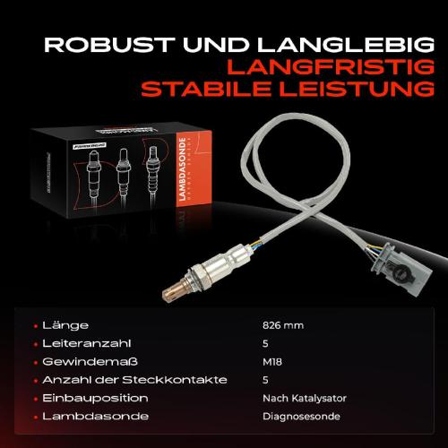 Frankberg 1x Lambdasonde Diagnosesonde Nach Katalysator für Fiat Ducato Bus Kasten Pritsche/Fahrgestell 250 Bj ab 2006 Bild Frankberg 1x Lambdasonde Diagnosesonde Nach Katalysator für Fiat Ducato Bus Kasten Pritsche/Fahrgestell 250 Bj ab 2006