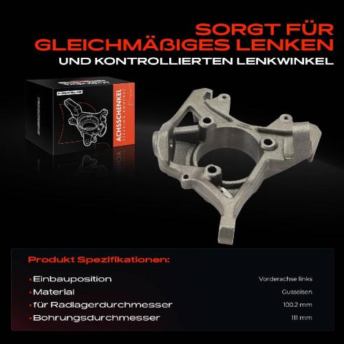 1x Achsschenkel Radaufhängung Vorderachse Links für Jeep Cherokee XJ Grand Cherokee I ZJ Wrangler I II Bild 1x Achsschenkel Radaufhängung Vorderachse Links für Jeep Cherokee XJ Grand Cherokee I ZJ Wrangler I II
