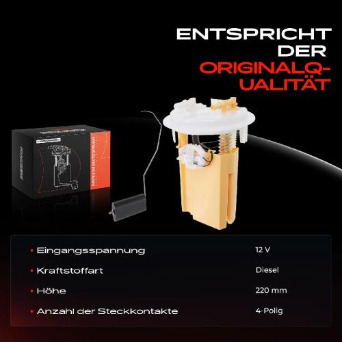 1x Kraftstoffpumpe für Citroën C5 II Break III Peugeot 407 Coupe SW 1.6L 2.0L 2.2L 2.7L 3.0L 2004-2016 Bild 1x Kraftstoffpumpe für Citroën C5 II Break III Peugeot 407 Coupe SW 1.6L 2.0L 2.2L 2.7L 3.0L 2004-2016
