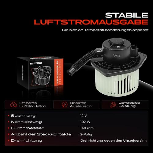 1x Gebläsemotor Innenraumgebläse für Suzuki Grand Vitara II JT TD TE Bj ab 2009 Bild 1x Gebläsemotor Innenraumgebläse für Suzuki Grand Vitara II JT TD TE Bj ab 2009