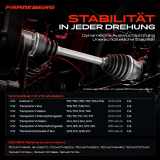 1x Antriebswelle Vorderachse Rechts für VW Transporter V Transporter VI Multivan V