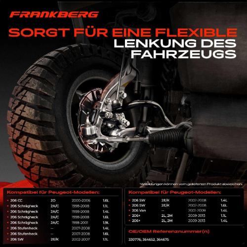 1x Achsschenkel Radlagergehäuse Komplett Vorderachse Links für Peugeot 206 2D 2E/K 2A/C Bild 1x Achsschenkel Radlagergehäuse Komplett Vorderachse Links für Peugeot 206 2D 2E/K 2A/C