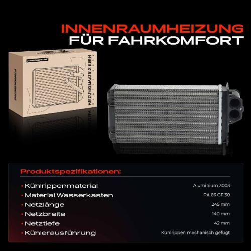1x Wärmetauscher Innenraumheizung für Citroën Xsara N68 Peugeot 206 2D 2A/C 2E/K 2L Bild 1x Wärmetauscher Innenraumheizung für Citroën Xsara N68 Peugeot 206 2D 2A/C 2E/K 2L