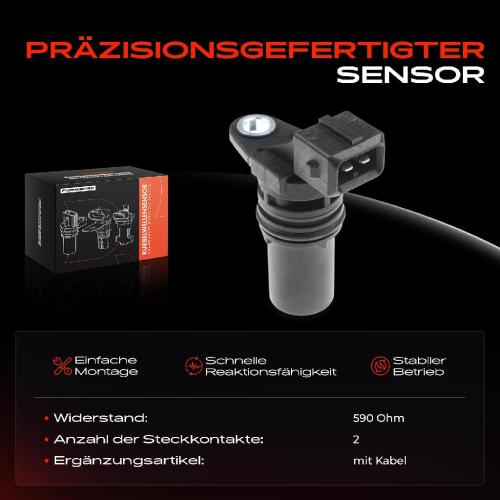 1x Kurbelwellensensor Impulsgeber für Opel Movano B Vivaro A Renault Clio III Master II III Modus Bild 1x Kurbelwellensensor Impulsgeber für Opel Movano B Vivaro A Renault Clio III Master II III Modus